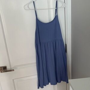 Blue Sleeveless Dress